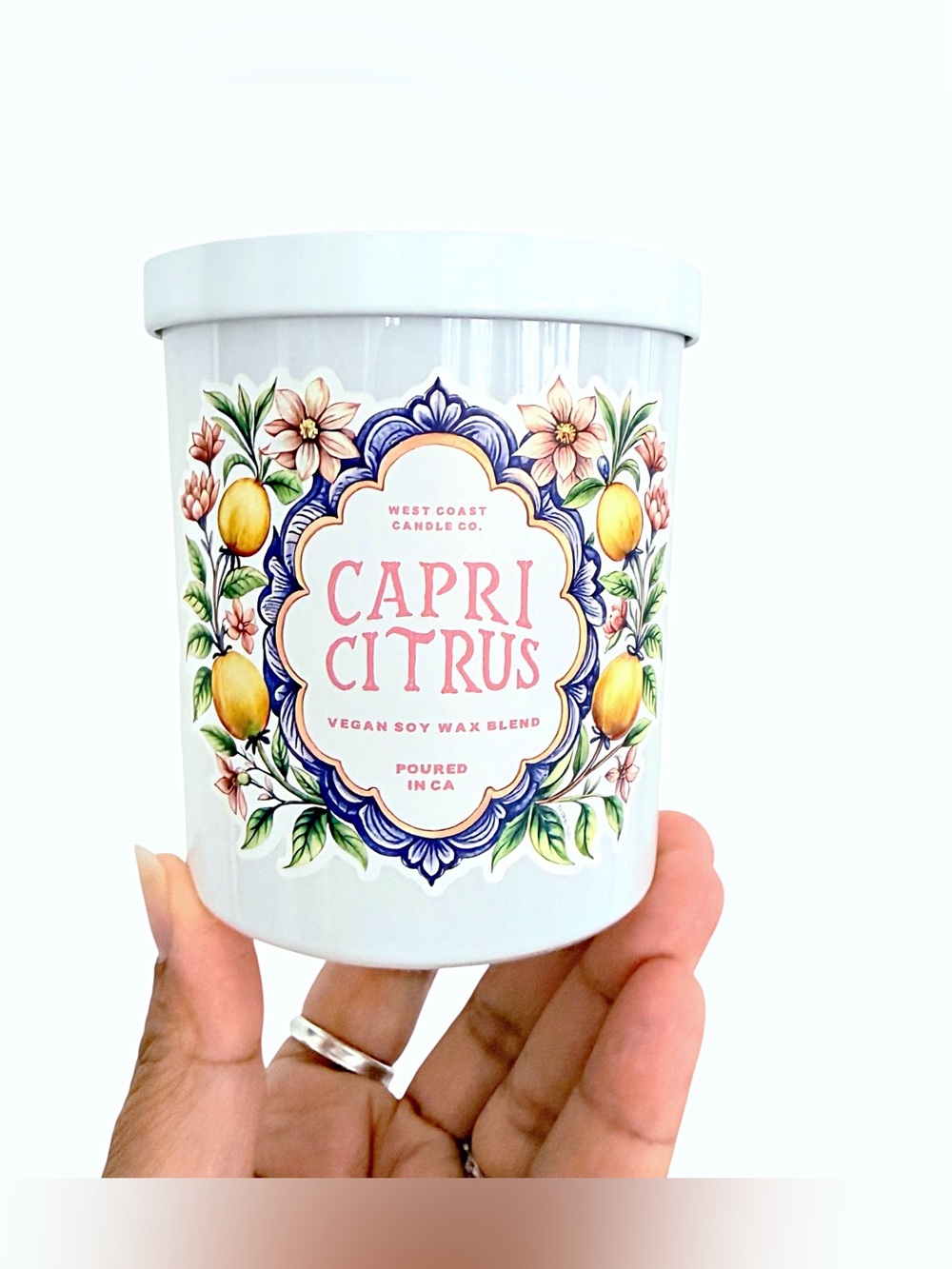 Leoben Company Capri Citrus Scentes Soy Candle